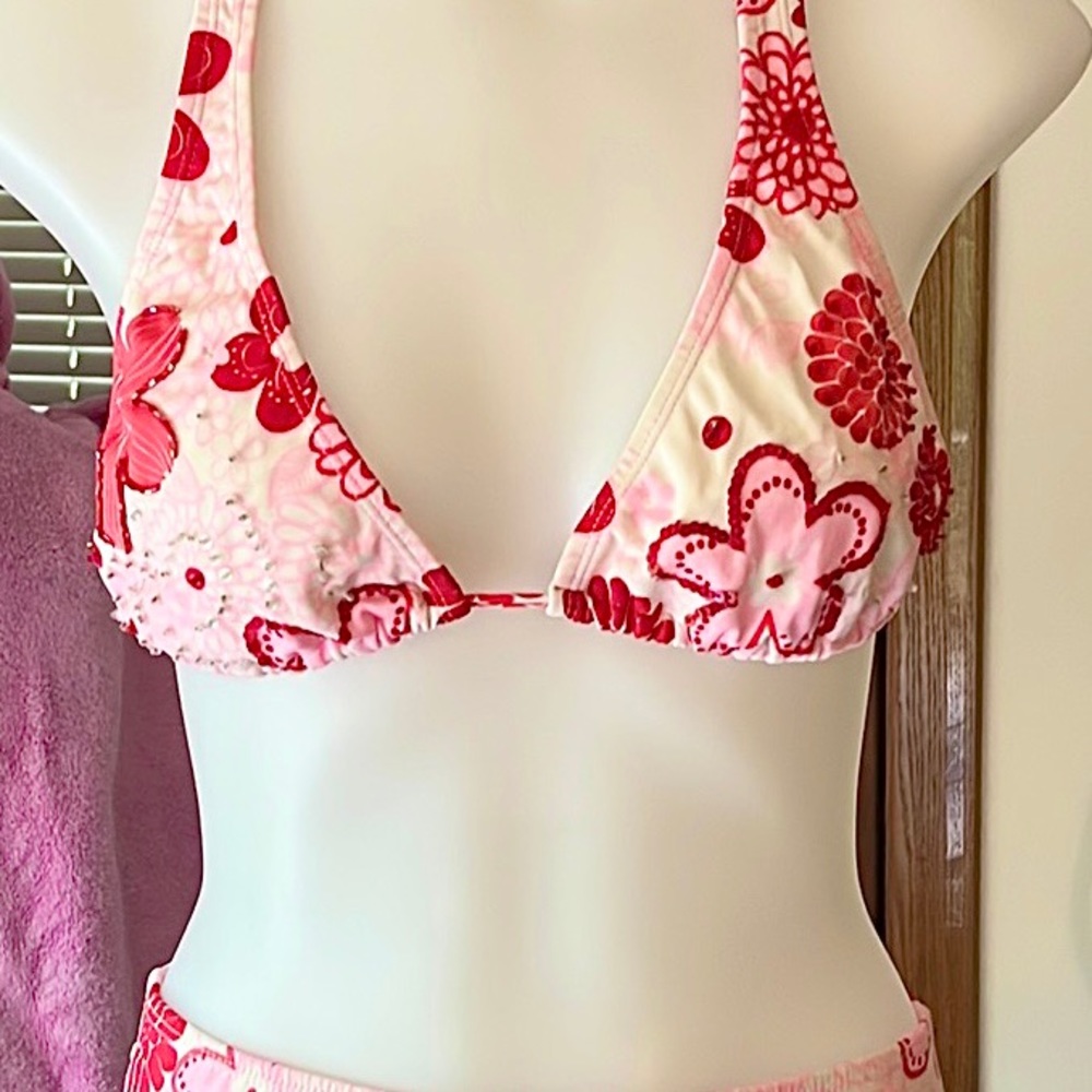 Ondademar String Bikini With Sequin And Bead Deta… - image 2